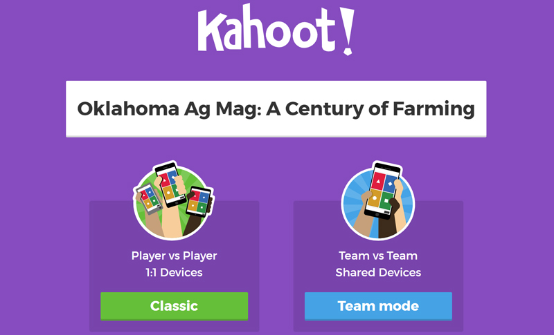 Kahoot! - Oklahoma AITC Kahoot! Quizzes