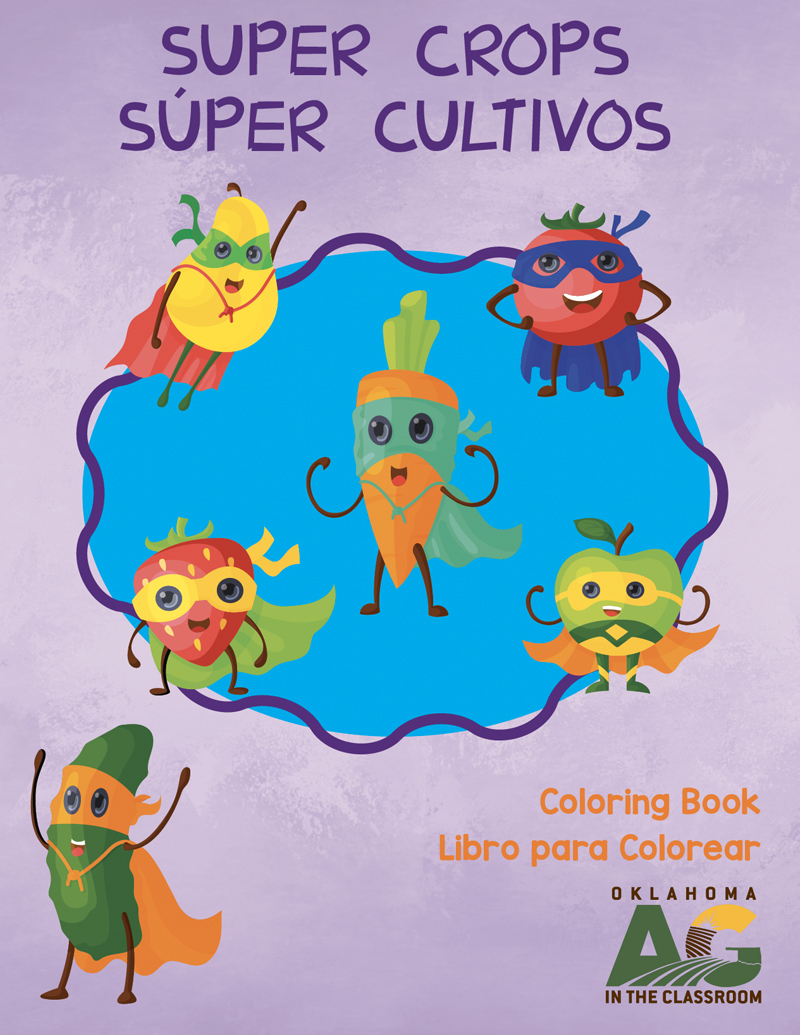 Bilingual Specialty Crops Coloring Book