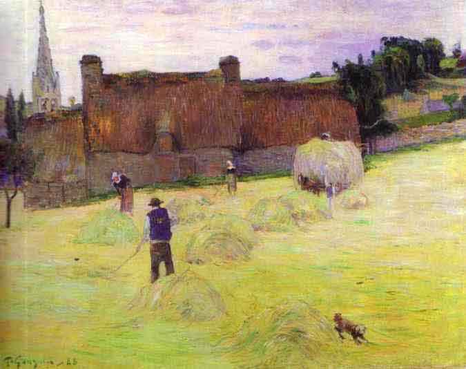 Haymaking in Brittany